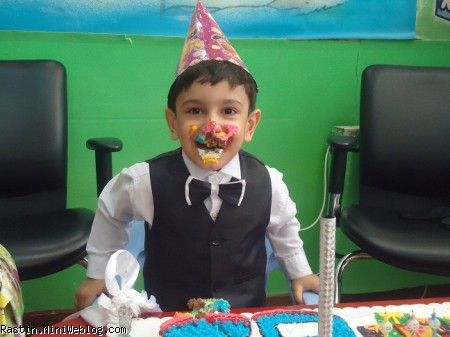 جشن تولد 4 سالگی راستین در مهدکودک