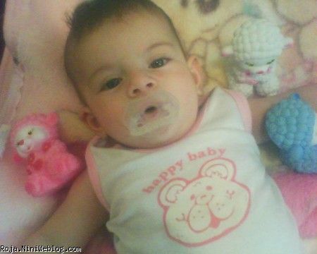 روژا ، عروسکا و خواب ناز- 4ماه و نیم