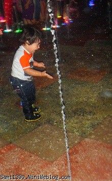 آب بازی در پارک ملت