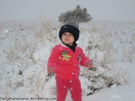 ناناز در برف
