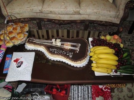 کیک تولد عمه سمانه