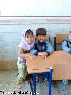 من و ابجیم در اولین روز مدرسه