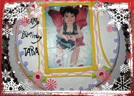 کیک تولد یک سالگی تارا
