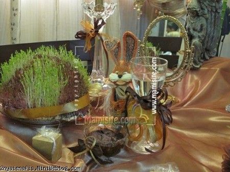 ایده هایی برای تزیین سفره هفت سین نوروز 91