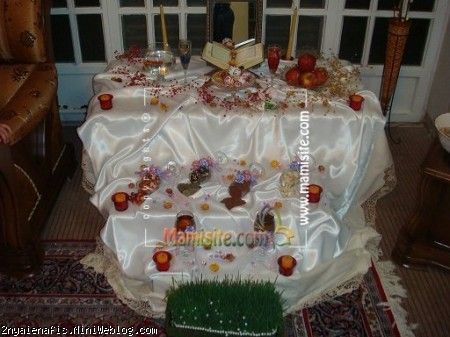 ایده هایی برای تزیین سفره هفت سین نوروز 91