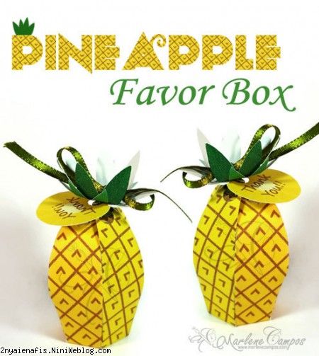 جعبه هدیه مدل آناناس گیفت بسته بندی کادو ایده جعبه هدیه (گیفت) میوه ای مناسب کادو برای کوچولوها