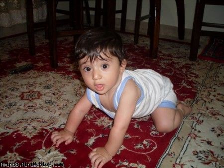 اولين بار كه خودت چهار دست و پا شدي
