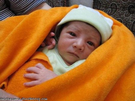 5 روزگی امیرحسام عزیزم
