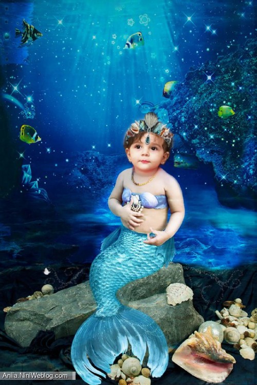 تولد دو سالگی آنیا با تم پری دریایی