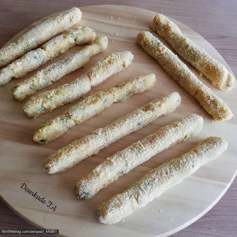 طرز تهیه اسنک مرغ و سیب زمینی (7)