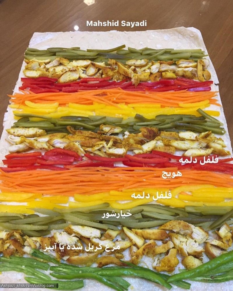 ساندویچ رولی شیک و مجلسی (3)
