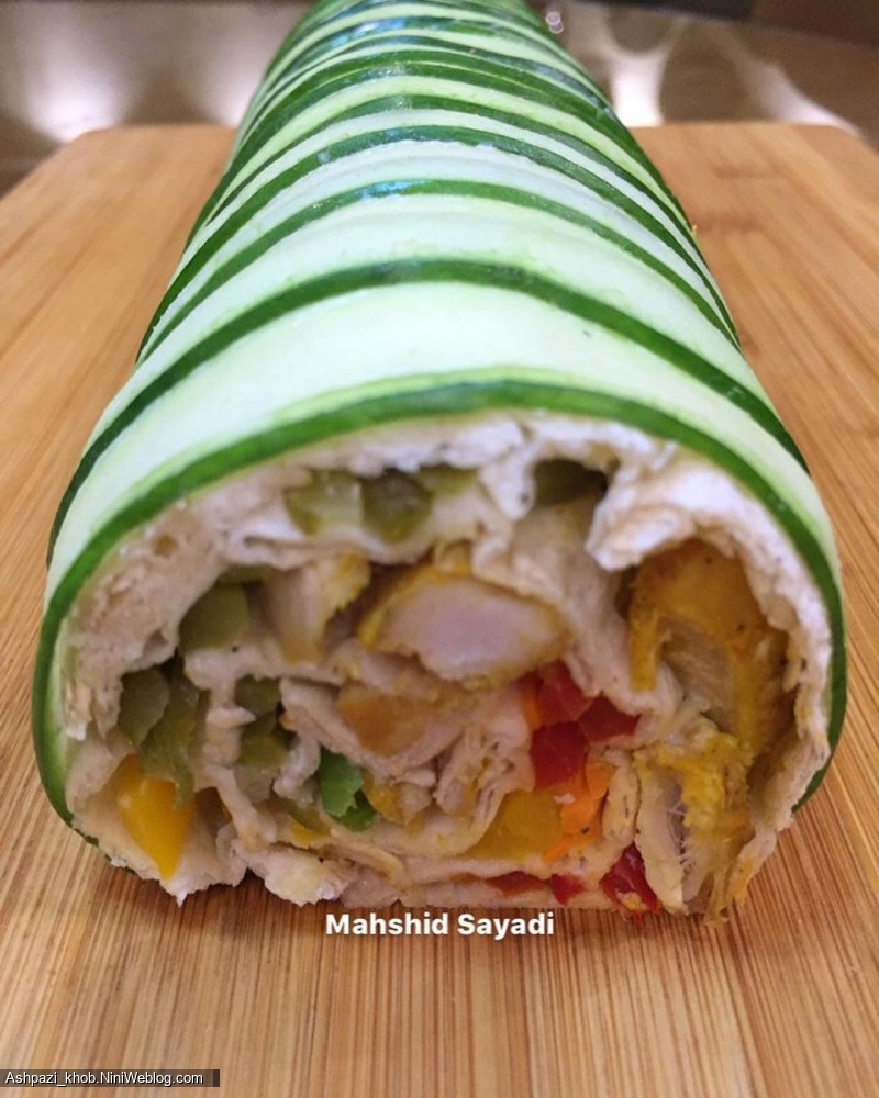ساندویچ رولی شیک و مجلسی (7)