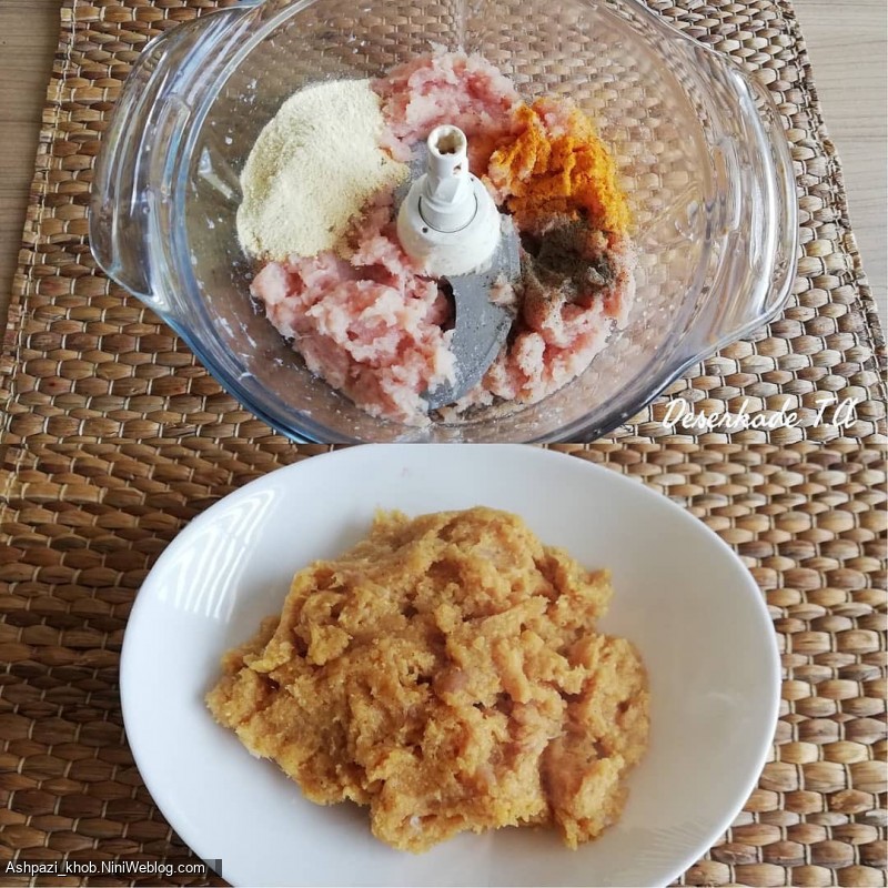 طرز تهیه کتلت مرغ و پنیر (3)