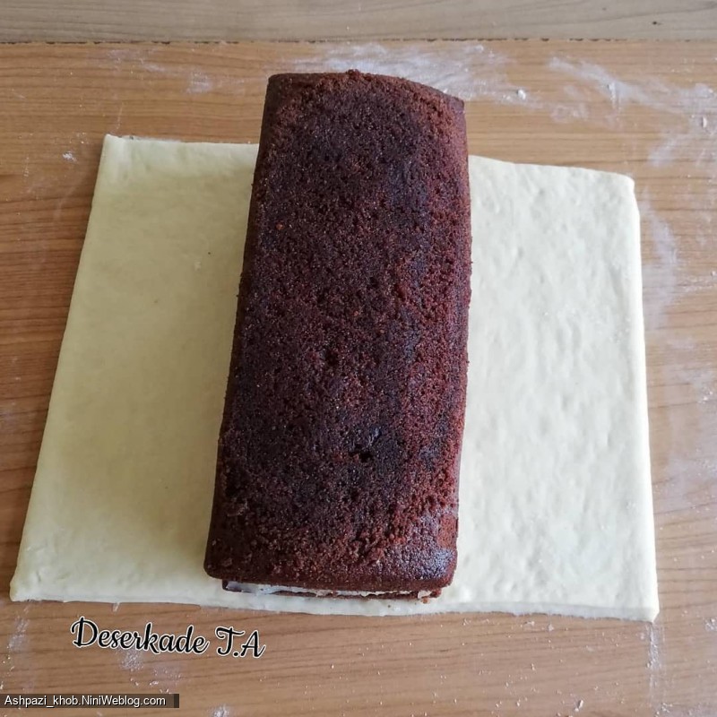 طرز تهیه کیک دانمارکی (7)