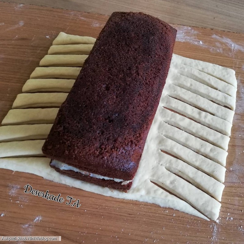 طرز تهیه کیک دانمارکی (8)