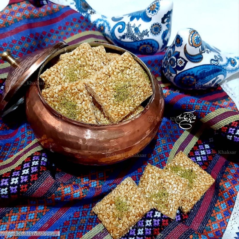 طرز تهیه سوهان کنجدی