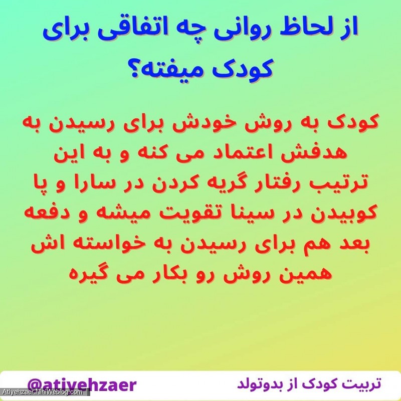 آیا باید با خواسته های نامطلوب کودک بجنگیم ؟ (2)