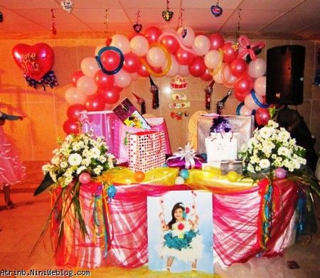 دکور تولد