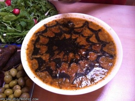 آش گوجه سبز