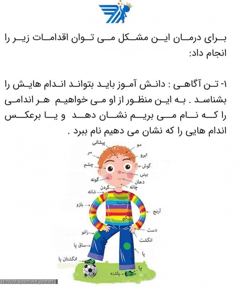 راه های درمان وارونه نویسی کودک (1)