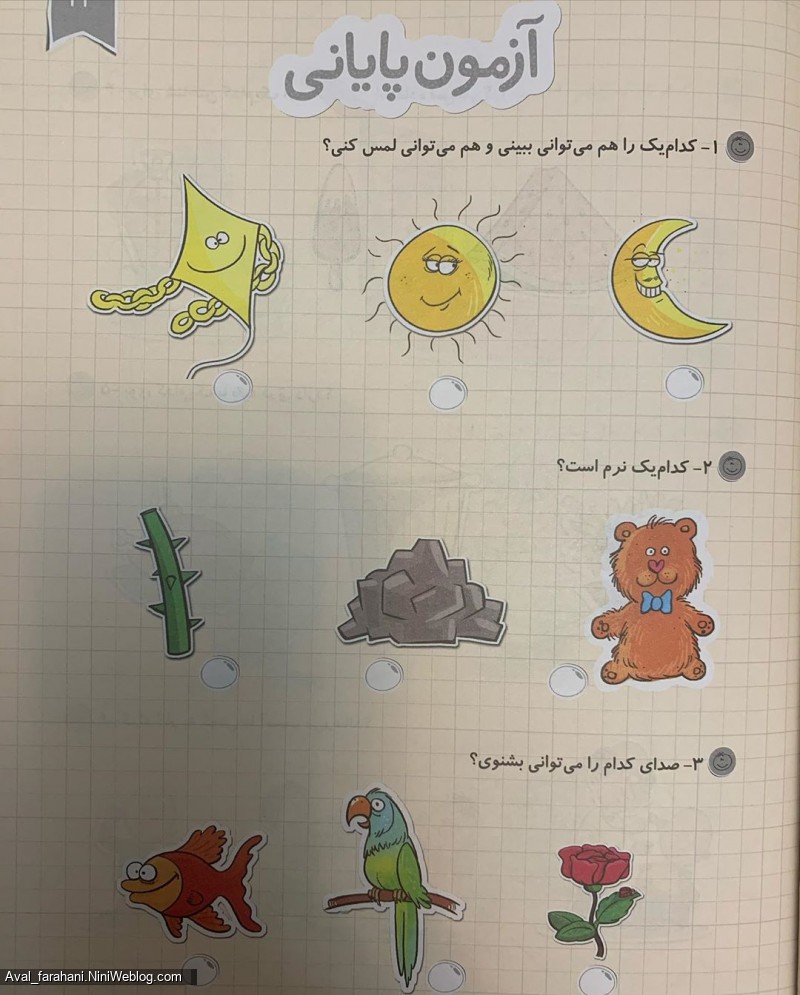 خلاصه و جمع بندی فصل دوم علوم پایه اول دبستان (7)