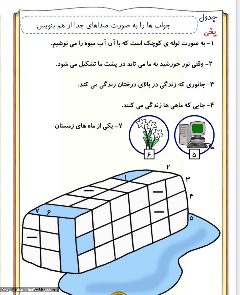 کاربرگ های نشانه ی صامت دو شکلی (ی) (9)