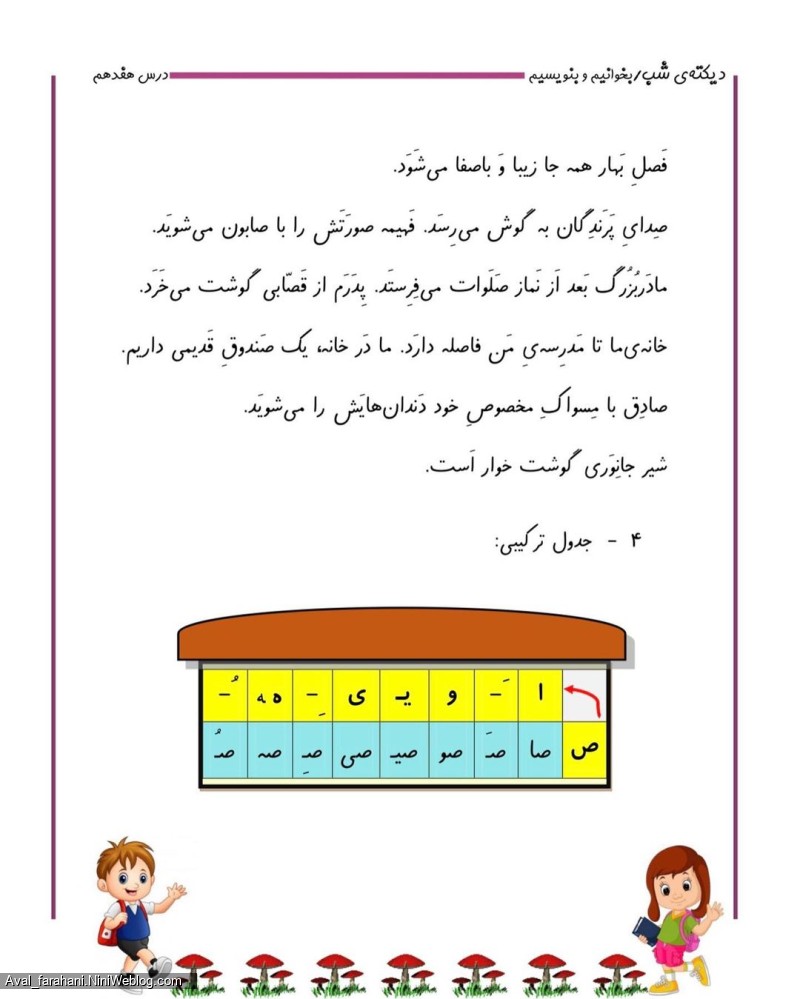 یادآوری نشانه صاد (2)