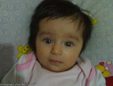 آوین حدود 3 ماهگی