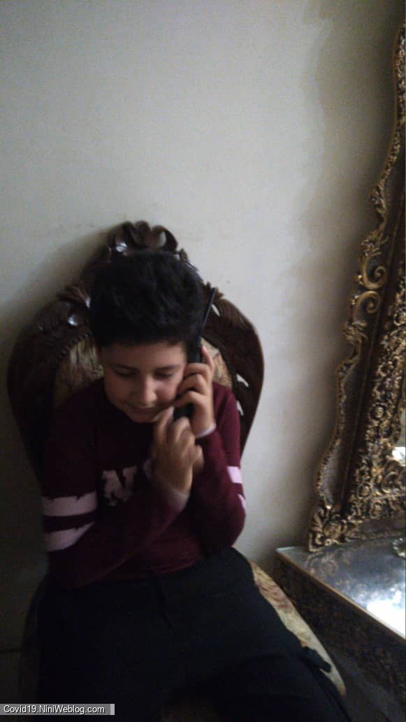 تماس با بزرگترها در روز بدون فضای مجازی توسط دانش آموز خوبم آذرماه ٩٩