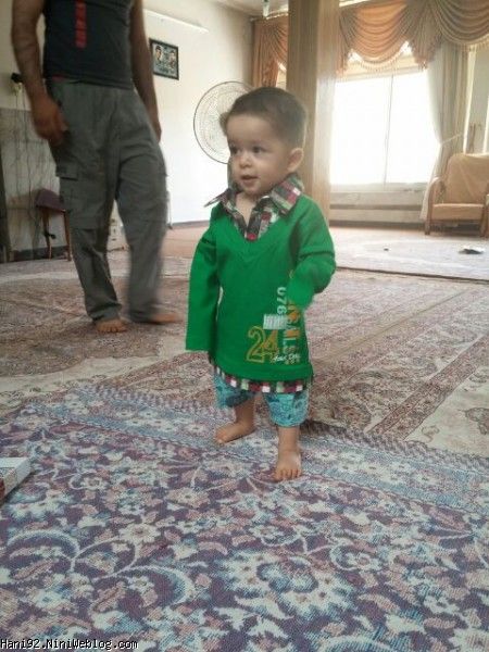 عکس هدیه عمو ابولفضل به مناسبت تولد محمدهانی