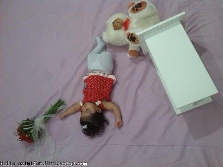 عکسهای خلاقانه علیا پنج ماهگی