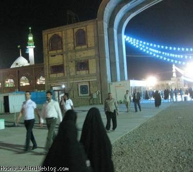 ناف حسنا در دیوارجمکران
