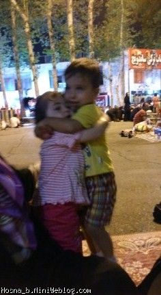 بغل کردن حسنا وکیان