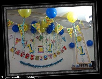 تزیینات تولد یکسالگی
