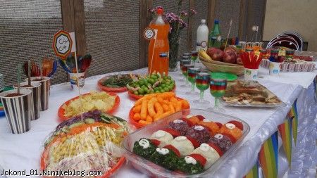 میز شام و دسر