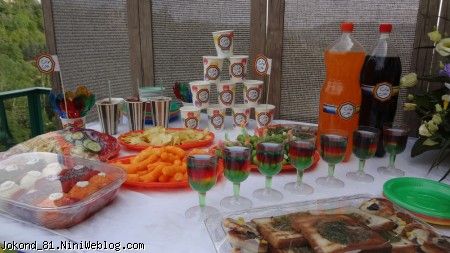 میز شام و دسر