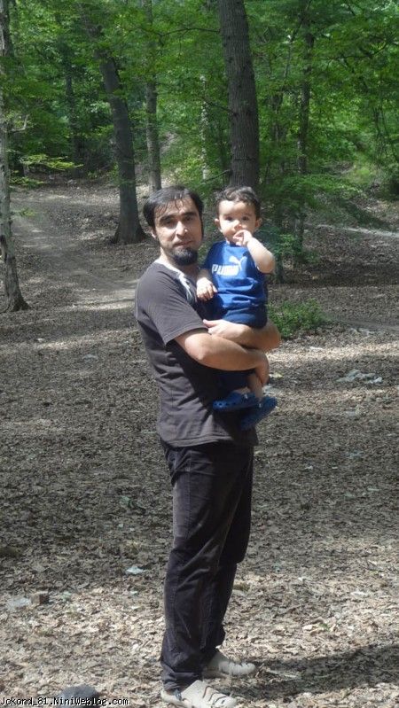 سام و بابایی در جنگل 26 اردیبهشت 92