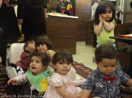 تولد باران جون با نی نی نازی ها