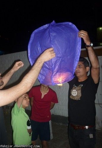 هوا کردن بالن آرزوها