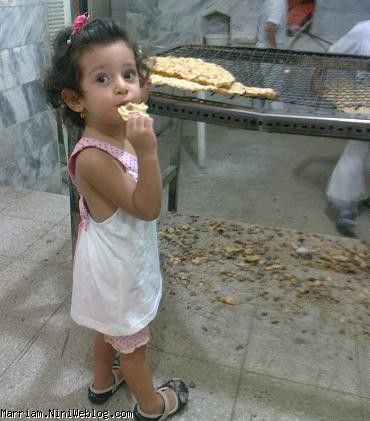محیا در نانوایی