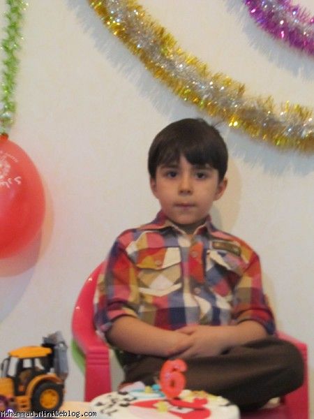  عکسهای تولد 6 سالگی محمد