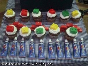 lego cupcake