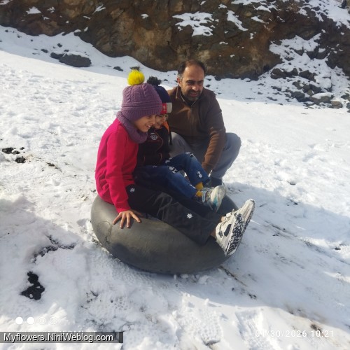 برف بازی در رزگ