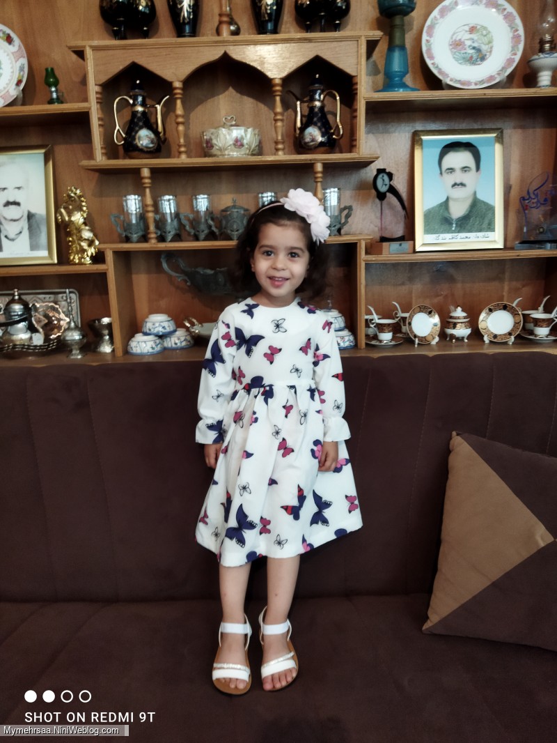 ذوق دخترم برای پیراهن جدیدش