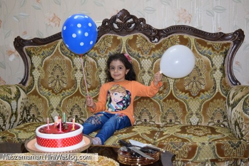 تولد 5 سالگی ریحانه نفس و بدنیا امدن محمد طاهای عسل