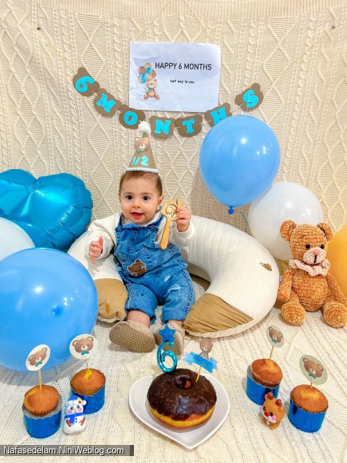 نیم سالگی پسرم…