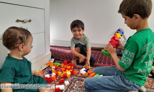 بازی بچه های گلم با هم