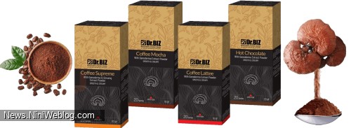 انواع قهوه های گانودرما دکتر بیز