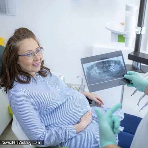 عکسبرداری از دندان برای ارتودنسی در حین بارداری