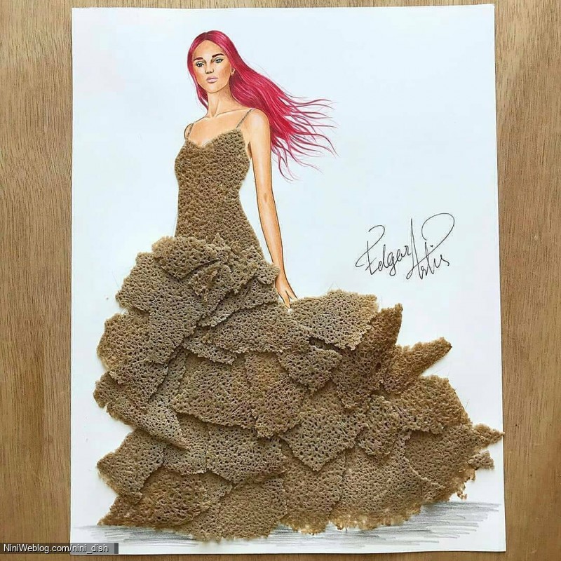 نقاشی با موارد خوراکی (8)